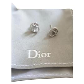 Christian Dior-Boucles d'oreilles-Argenté