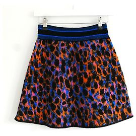 Gonna fluo leopardata Dior Multicolore