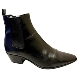 Saint Laurent-Saint Laurent Chelsea ankle boots in black-Black