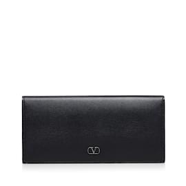 & Other Stories-Leather Long Wallet-Black