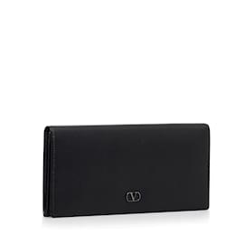 & Other Stories-Leather Long Wallet-Black