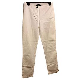 Pantalones pitillo blancos Marc Cain de algodón Blanco