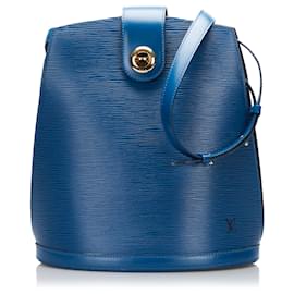 Louis Vuitton-Louis Vuitton Blue Epi Cluny-Blue