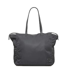 Prada-Bolsa Tessuto-Preto