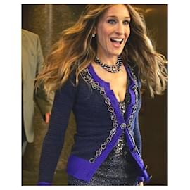 Chanel-Nuevo abrigo CC Crowns Cardi de cachemir-Multicolor