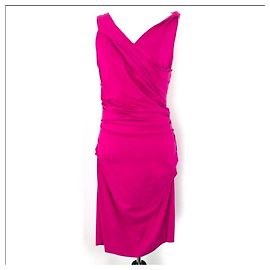 Diane Von Furstenberg DvF Bentley vestido sem mangas rosa Rosa
