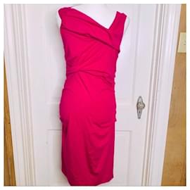 Diane Von Furstenberg-DvF Bentley ärmelloses Kleid in Rosa-Pink