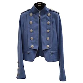Chanel-CHANEL Paris-Versailles Blue Jacket-Blue
