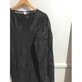 Totême-TOTEME  Dresses T.International S Linen-Black