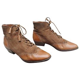 Autre Marque Vintage Stiefeletten 36 Hellbraun