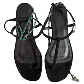 Iro-IRO flat sandals-Black