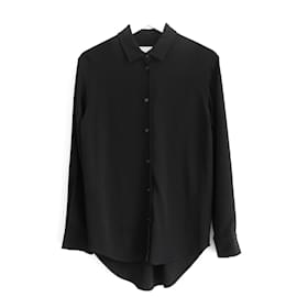 Autre Marque-Camisa de viscosa reciclada Asceno London-Negro