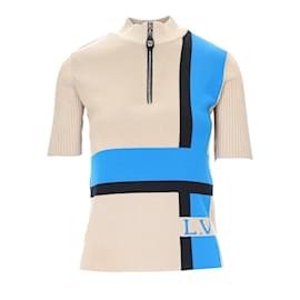 Louis Vuitton-Louis Vuitton Color Block Zippered Top-Other