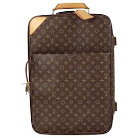 Louis Vuitton-Louis Vuitton Pegase 55 monogram trolley suitcase-Brown