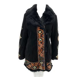Etro coats T.IT 44 Leather Black