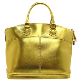 Louis Vuitton-Louis Vuitton Gold Suhali Lockit MM-Golden