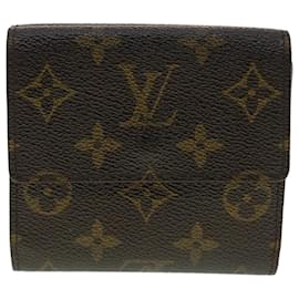 Louis Vuitton-Carteira LOUIS VUITTON Monograma Portefeuille Elise M61654 Autenticação de LV 40638-Monograma