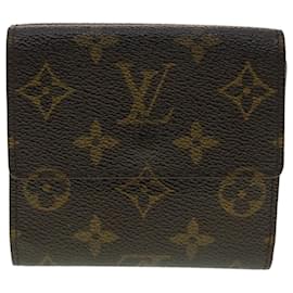 Louis Vuitton-LOUIS VUITTON Monogram Portefeuille Elise Geldbörse M61654 LV Auth 40638-Monogramm