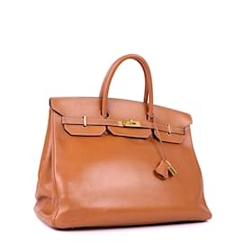 Hermès-HERMES  Handbags T.  Leather-Brown