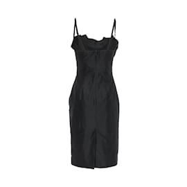 Vivienne Westwood-Vestido negro con pliegues delanteros de Vivienne Westwood-Negro