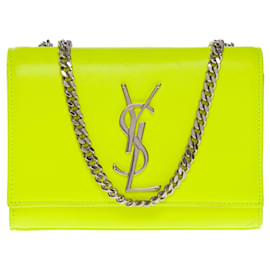 Yves Saint Laurent-kate shoulder bag in yellow leather - 101202-Yellow