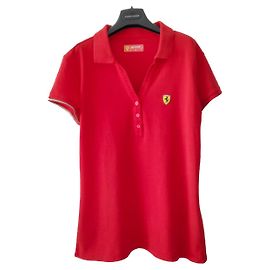 Autre Marque Top de algodón rojo Scuderia Ferrari Roja