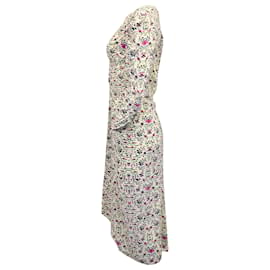 Isabel Marant-Isabel Marant Robe à imprimé floral graphique Albi en soie multicolore-Autre