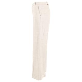 Polo Ralph Lauren-Pantaloni Polo Ralph Lauren a gamba dritta in lana beige-Beige