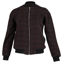 Michael Kors Bomber Jacket in Floral Print Polyester Other Python print