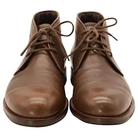 Tod's-Tod's Desert Boots in Brown Leather-Brown