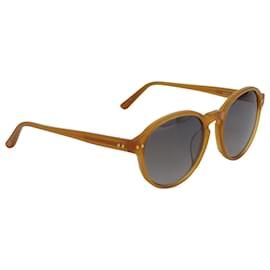 Linda Farrow-Linda Farrow Luxe Sonnenbrille aus braunem Acetat-Braun