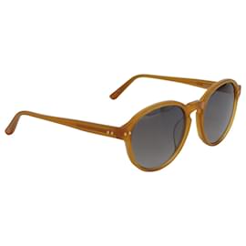 Linda Farrow-Linda Farrow Luxe Sunglasses in Brown Acetate-Brown