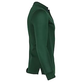 Ralph Lauren-Ralph Lauren Long Sleeve Polo Shirt in Green Cotton-Green