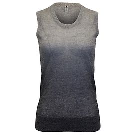 Joseph Ombre Lurex Dip Dye Top aus silberner Viskose Silber Metallisch