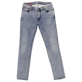 Vaqueros North de corte slim en algodón azul claro con lavado de mármol de Acne Studios Otro