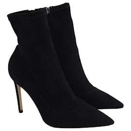 Sophia webster-Sophia Webster Ankle Boots in Black Suede-Black
