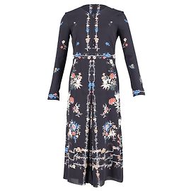 Robe longue Vilshenko Jerry en soie à imprimé floral Autre