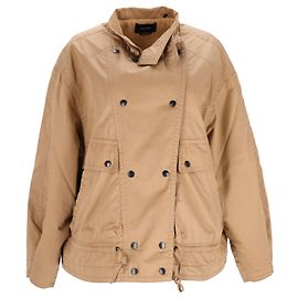 Parka Isabel Marant Fadili de Algodón Camel Amarillo Camello