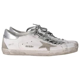 Golden Goose-Golden Goose Superstar Low Top Sneakers in White Leather-Other