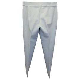 Max Mara-Max Mara Cropped Trousers in Mint Viscose-Other