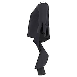 Ellery-Ellery Delores Off-Shoulder Top in Black Polyester-Black