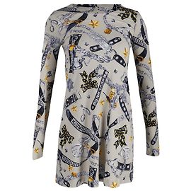 Robe T-shirt Love Moschino en viscose imprimée multicolore Autre