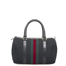 Gucci-Boston-Tasche aus GG Canvas-Webstoff 40 3841-Schwarz
