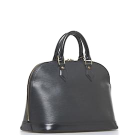 Louis Vuitton-Louis Vuitton Epi Alma PM Sac à main en cuir M52142 en bon état-Noir