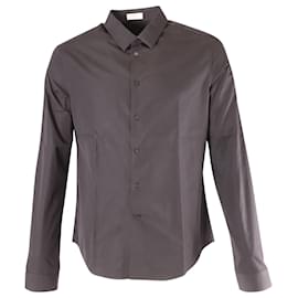 Balenciaga-Balenciaga Long Sleeve Shirt in Black Cotton-Black