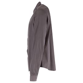 Balenciaga-Camisa de manga comprida Balenciaga em algodão preto-Preto