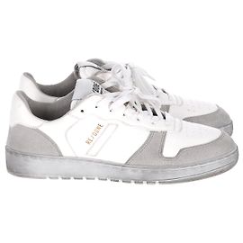 Re/Done RÉ/Chose faite 80s Baskets Basses Baskets en Cuir Blanc Blanc