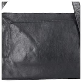 Saint Laurent-Saint Laurent Shoulder Bag in Black Leather -Black
