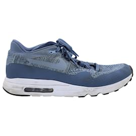 Nike-nike air max 1 ultra 2.0 Flyknit Sneakers in Ocean Fog Blue Rubber-Blue