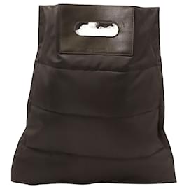 Alexander Mcqueen-Alexander McQueen Puffer Shopping Tote Bag in Black Nylon -Black